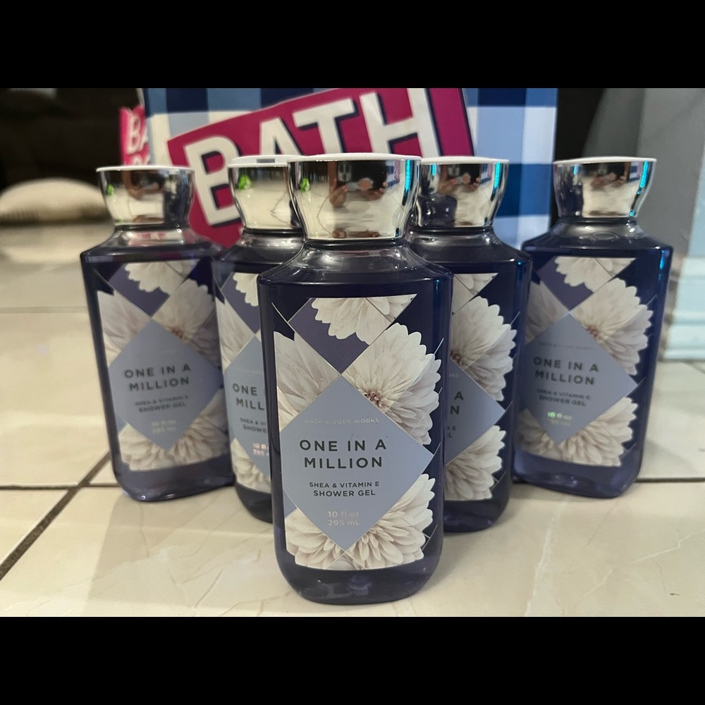 One in a million baths and body’s shower gel each 7 dlls